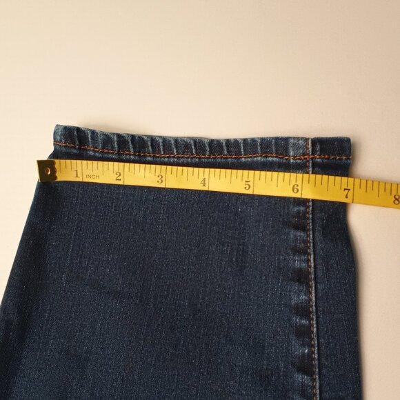 Talbots Flawless Jeans Size 16 Slim Ankle High Rise Dark Wash - Picture 9 of 9